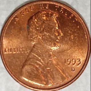 Lincoln Cent 1993 Denver Mint