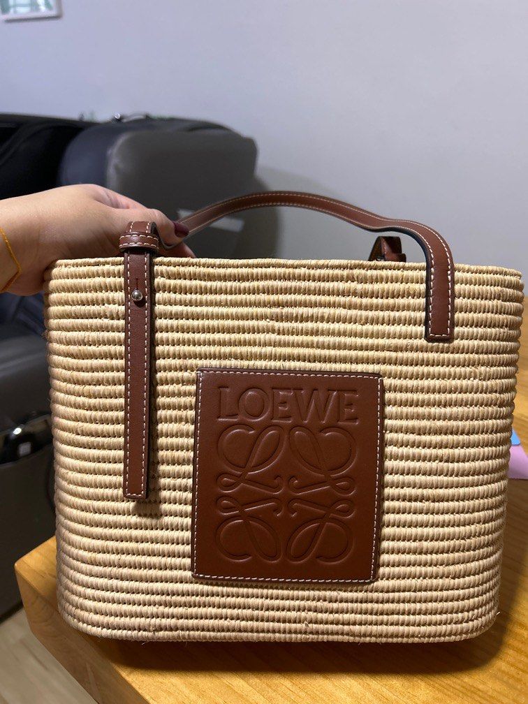 Loewe Small Square Basket Bag, Luxury, Bags & Wallets on Carousell