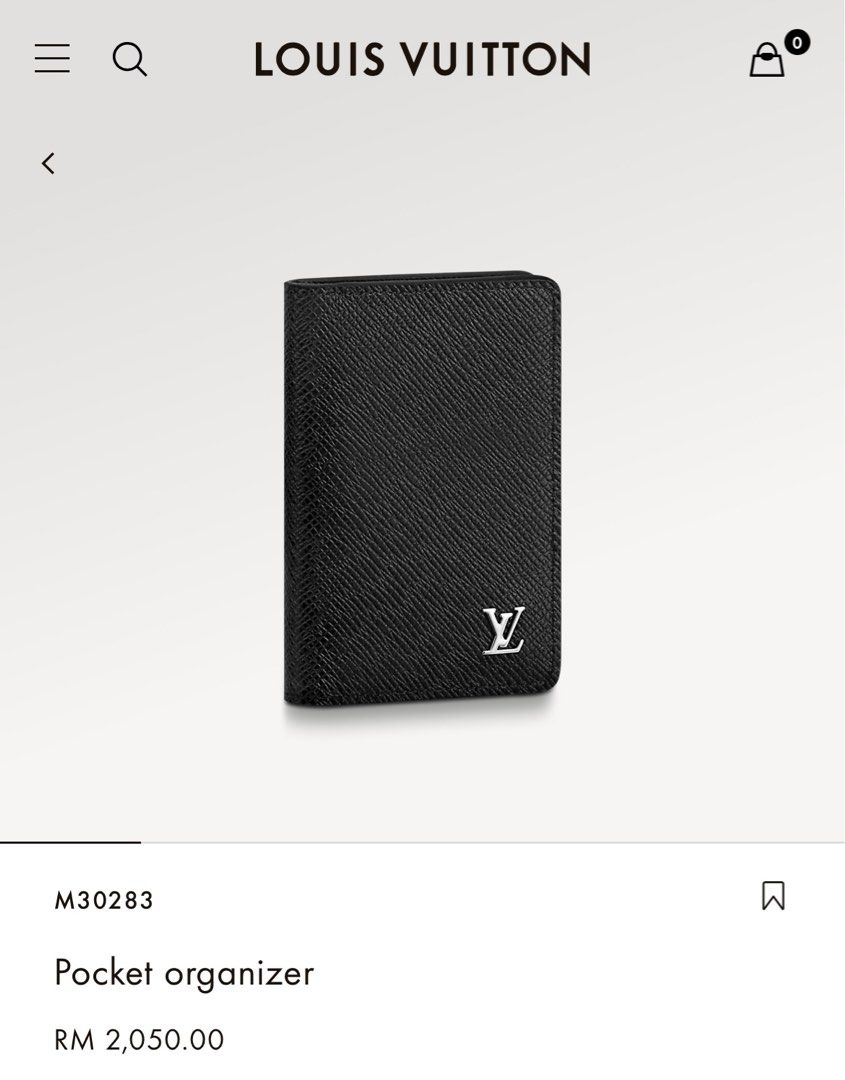 Brand New Authentic LOUIS VUITTON Card Case M30283 Pocket