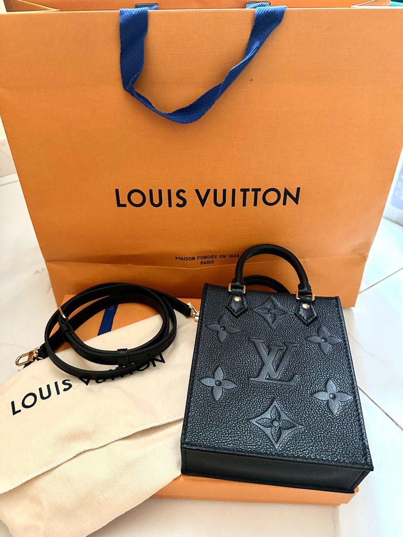 Shop Louis Vuitton MONOGRAM Petit Sac Plat (M81295) by Milanoo