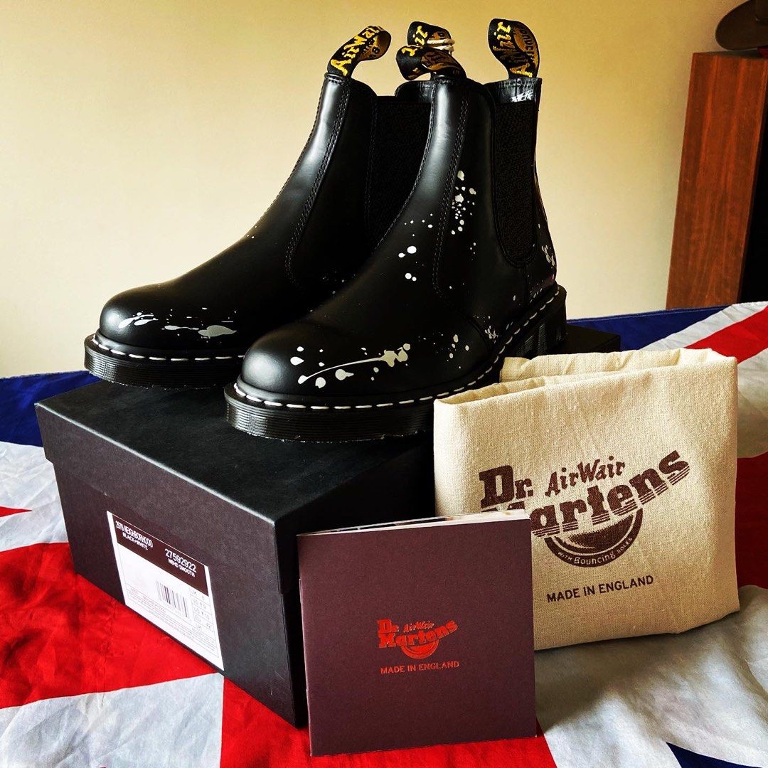 🇬🇧Made in England Dr Martens x Neighbourhood 2976 black + white