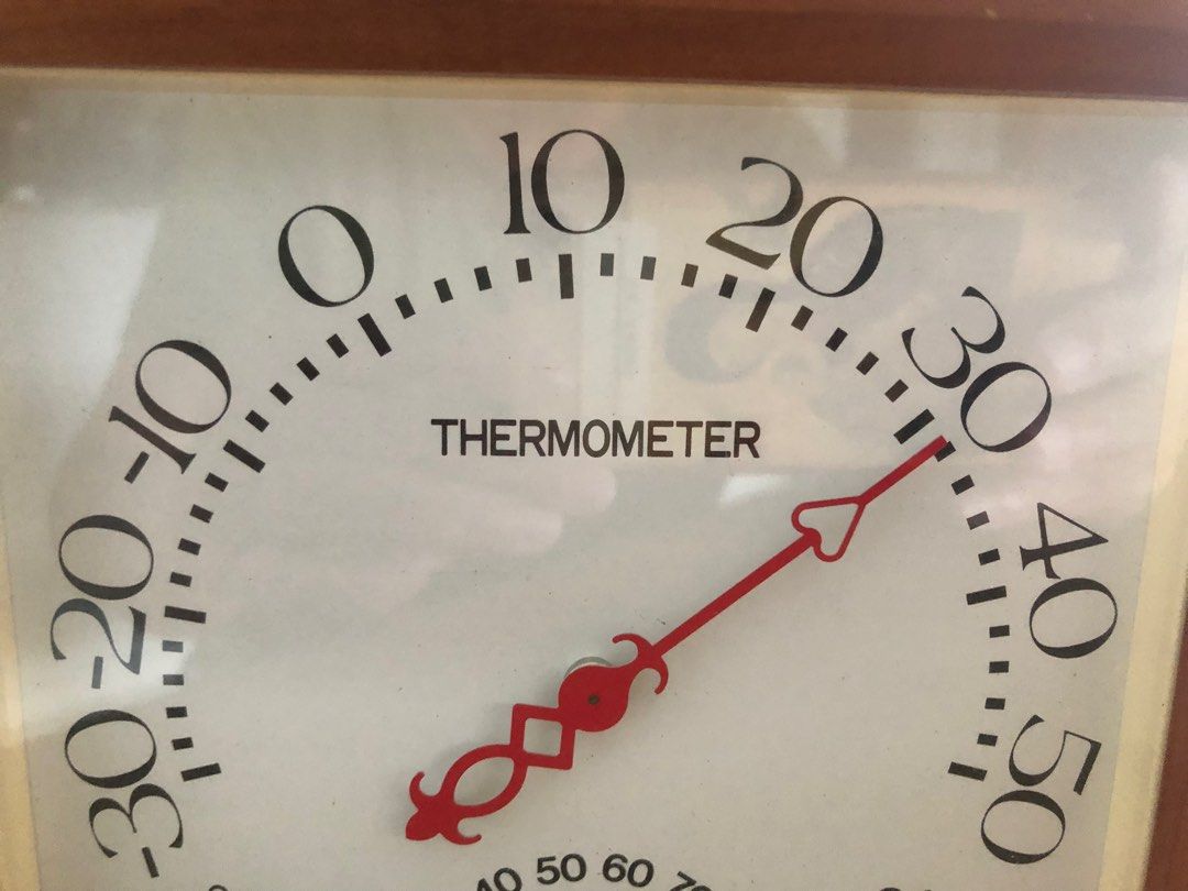 Thermometer & Hygrometer Vintage (Made In Japan), Hobbies & Toys