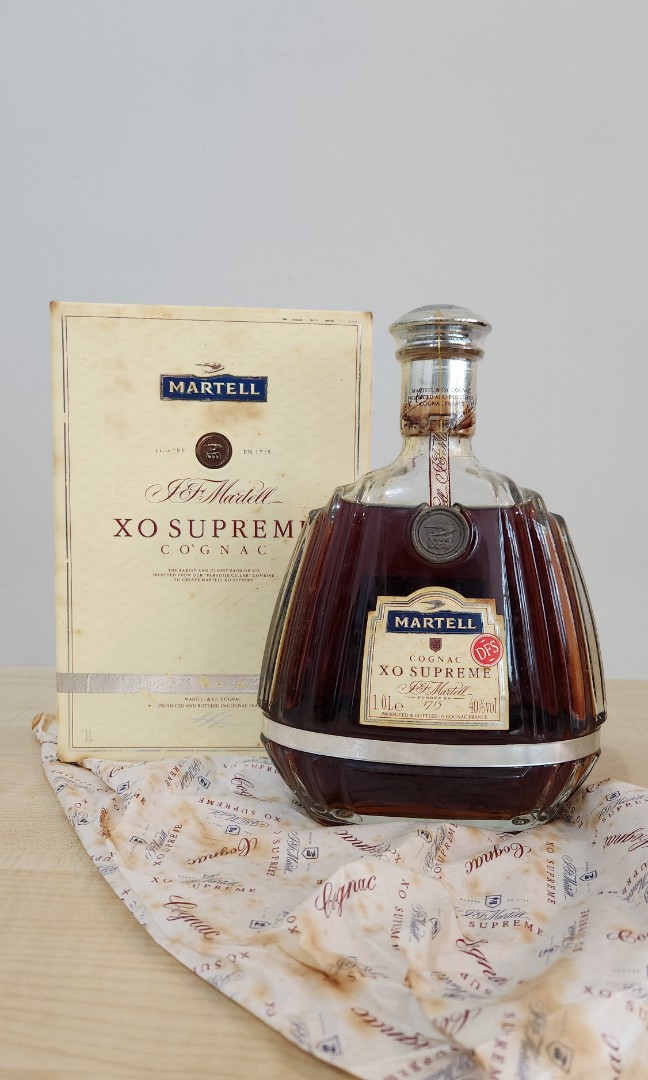 Martell XO Supreme Cognac 1000ml, Food & Drinks, Alcoholic ...