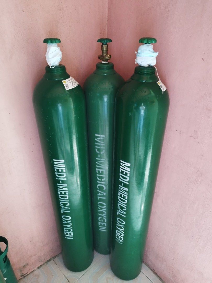 Medical Oxygen tank with full Oxygen 50lbs on Carousell