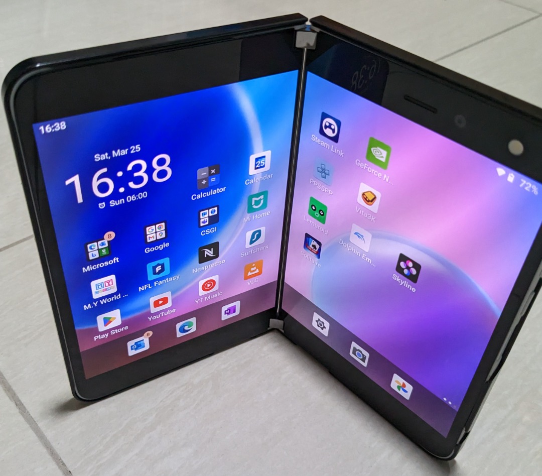 Microsoft Surface Duo 1st Gen 128gb Glacier, Mobile Phones & Gadgets