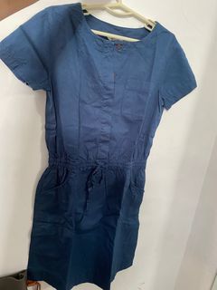 Midi Blue dress + Kemeja