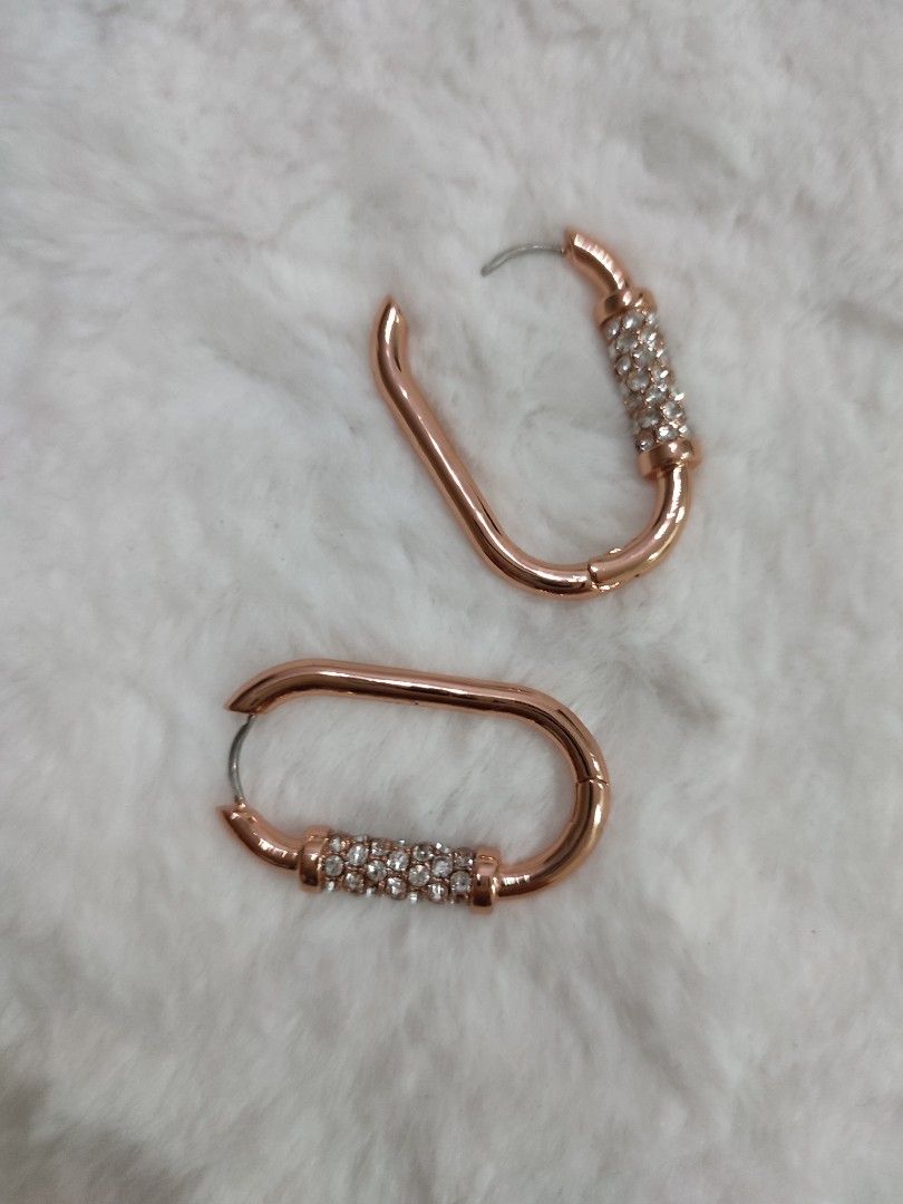 Mimco letter cheap earrings