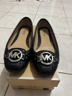 MK Fulton Leather shoes in Black - US6