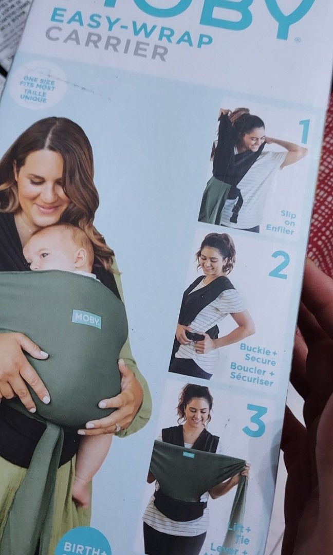 Moby Easy Wrap carrier, Babies & Kids, Going Out, Carriers & Slings on