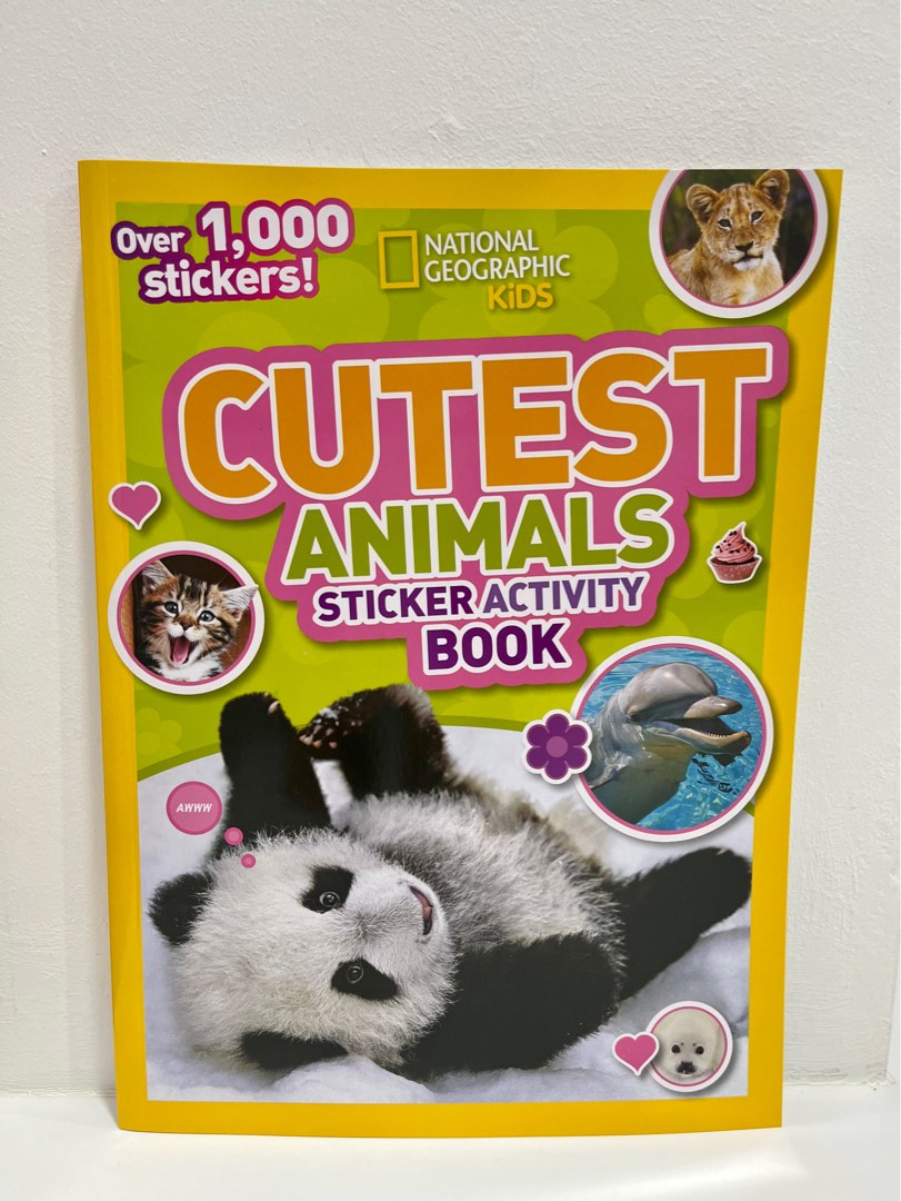 Nat Geo Kids Activity Book - Cutest Animals, Hobbies & Toys, Books