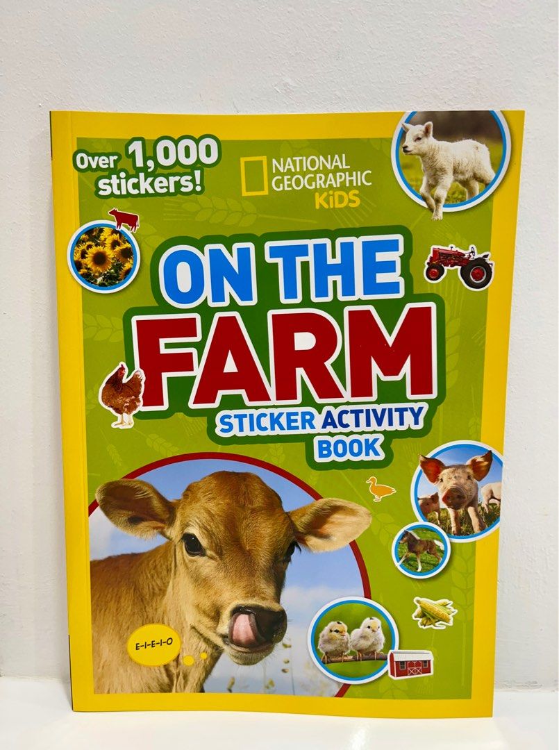 Nat Geo Kids Activity Book - On The Farm, Hobbies & Toys, Books