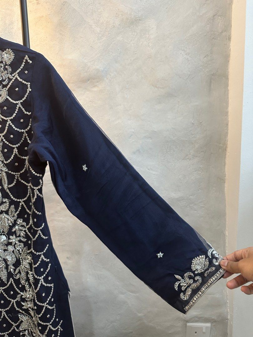 Punjabi suit navy blue store