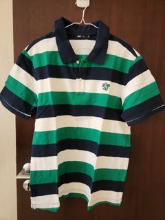 Net stripes polo