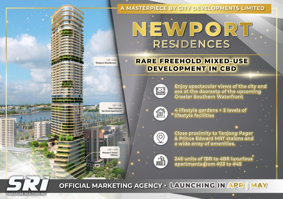 New Launch Newport Residences (Formerly Fuji Xerox Tower) Anson Road