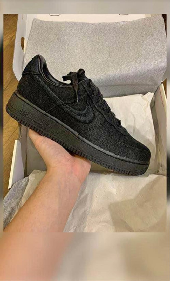 air force stussy on feet