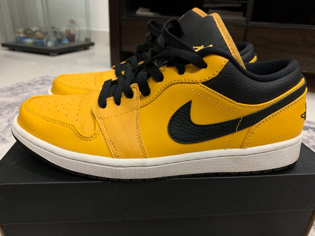 NIKE AIR JORDAN 1 LOW UNIVERSITY GOLD AJ1 Men s Fashion Footwear