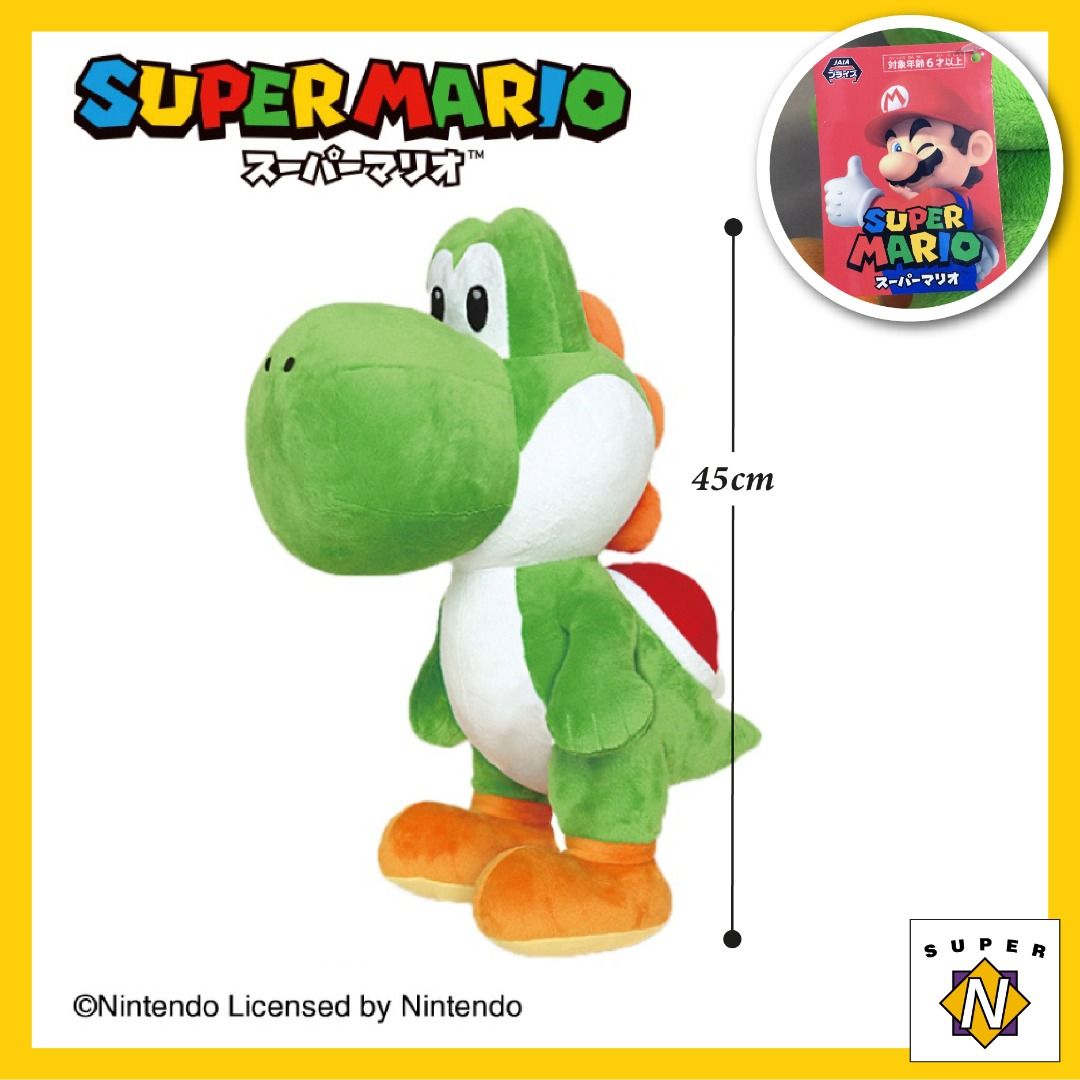 Super Mario Plushies set - Mario, Luigi, Yoshi & Boo Ghost / 30-45cm,  Hobbies & Toys, Toys & Games on Carousell