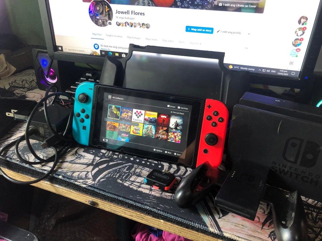 Nintendo switch v1 unpathced jailbreak updated loaded of games, Video