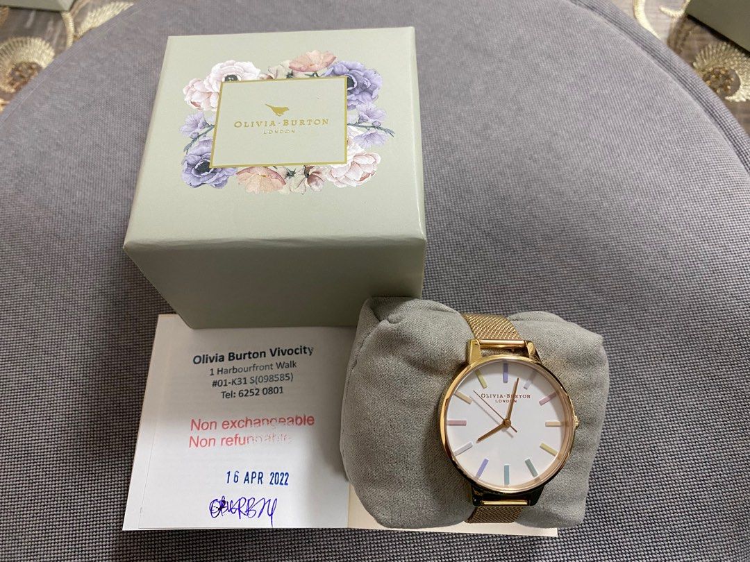 Olivia Burton OB16RB24 Women s Analogue Quartz Watch with Rose