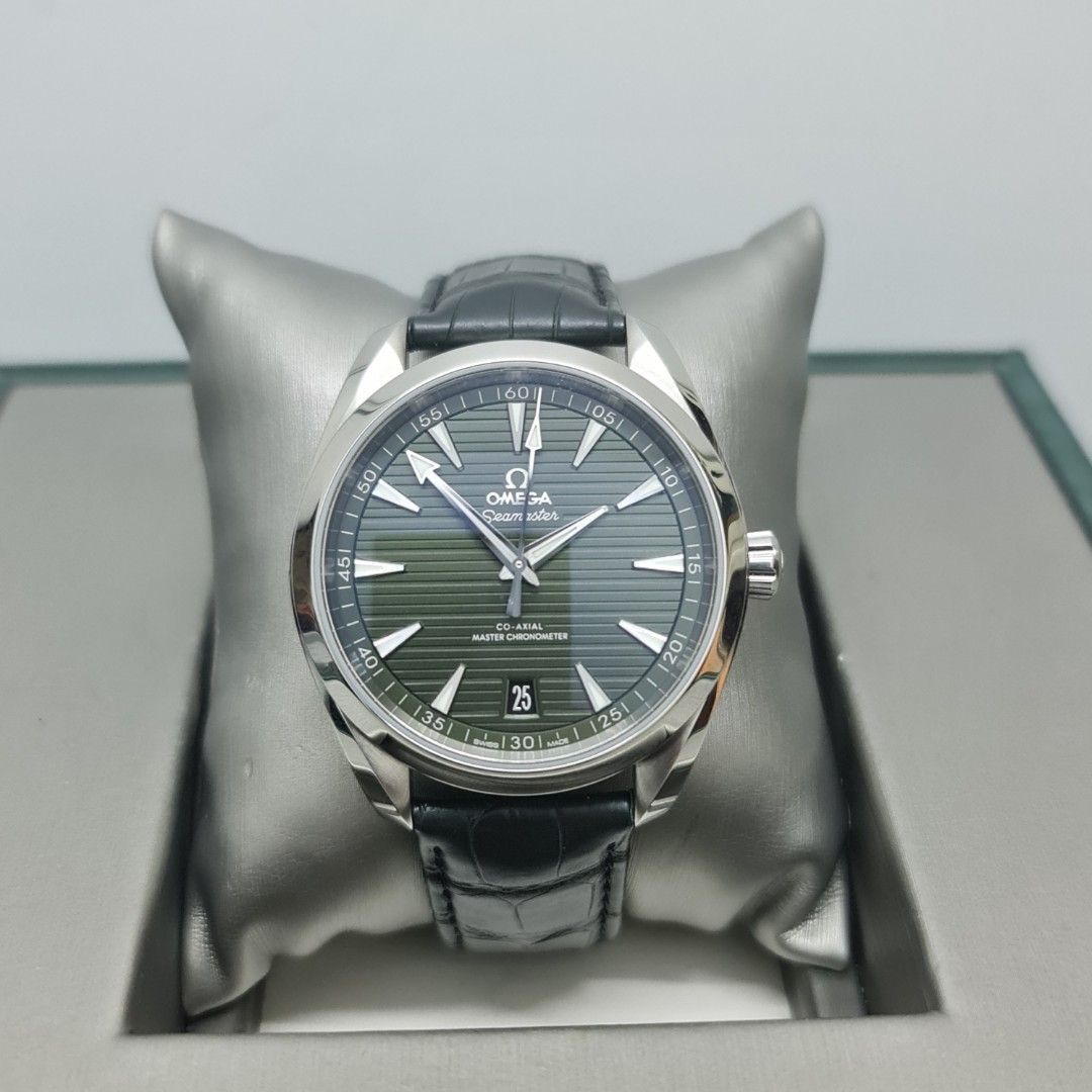 Omega aqua terra green second hand 2025
