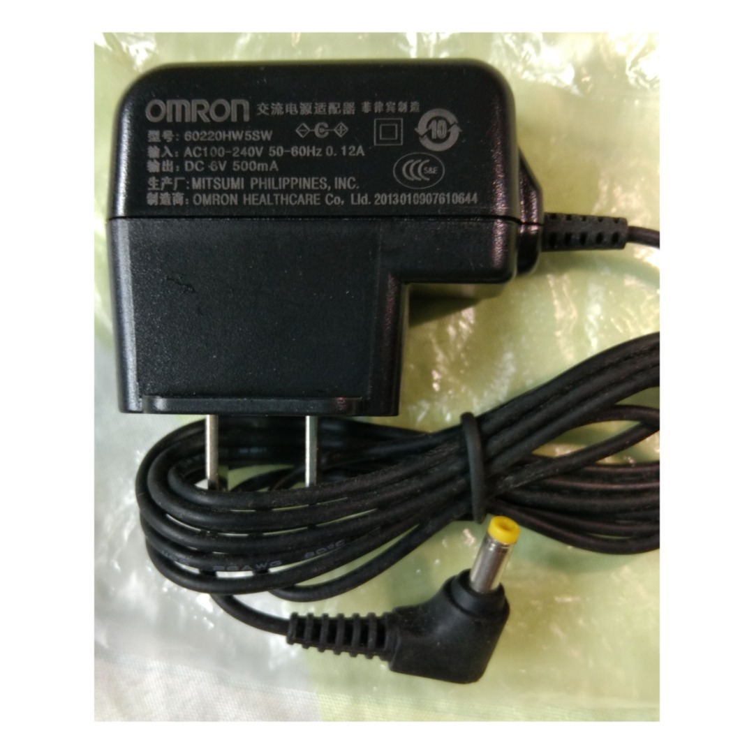 Omron Blood Pressure Monitor AC Power Adapter Original Overseas