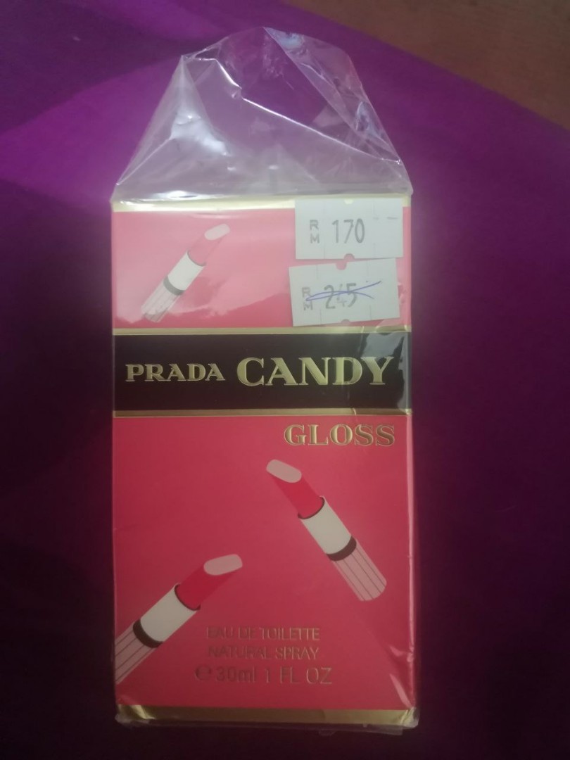 Original Prada candy gloss Sprayed 1x shj, Beauty & Personal Care,  Fragrance & Deodorants on Carousell