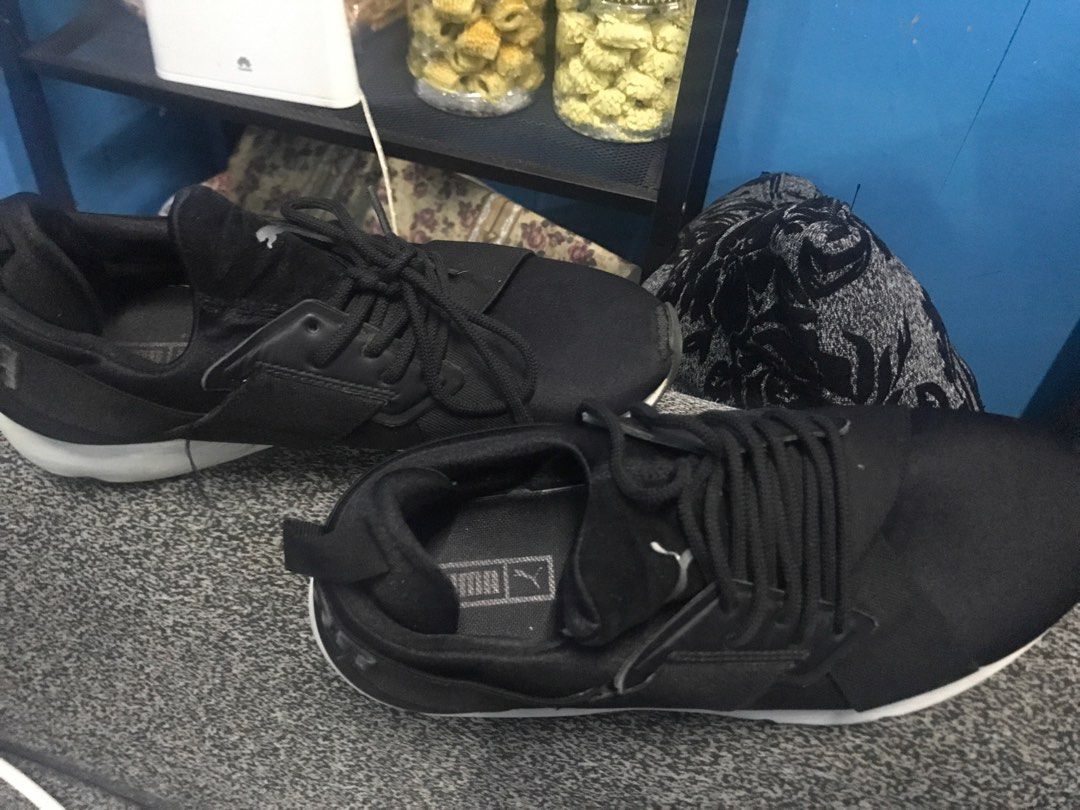 ORIGINAL PUMA Black Muse Satin II women trainers bought in Sydney