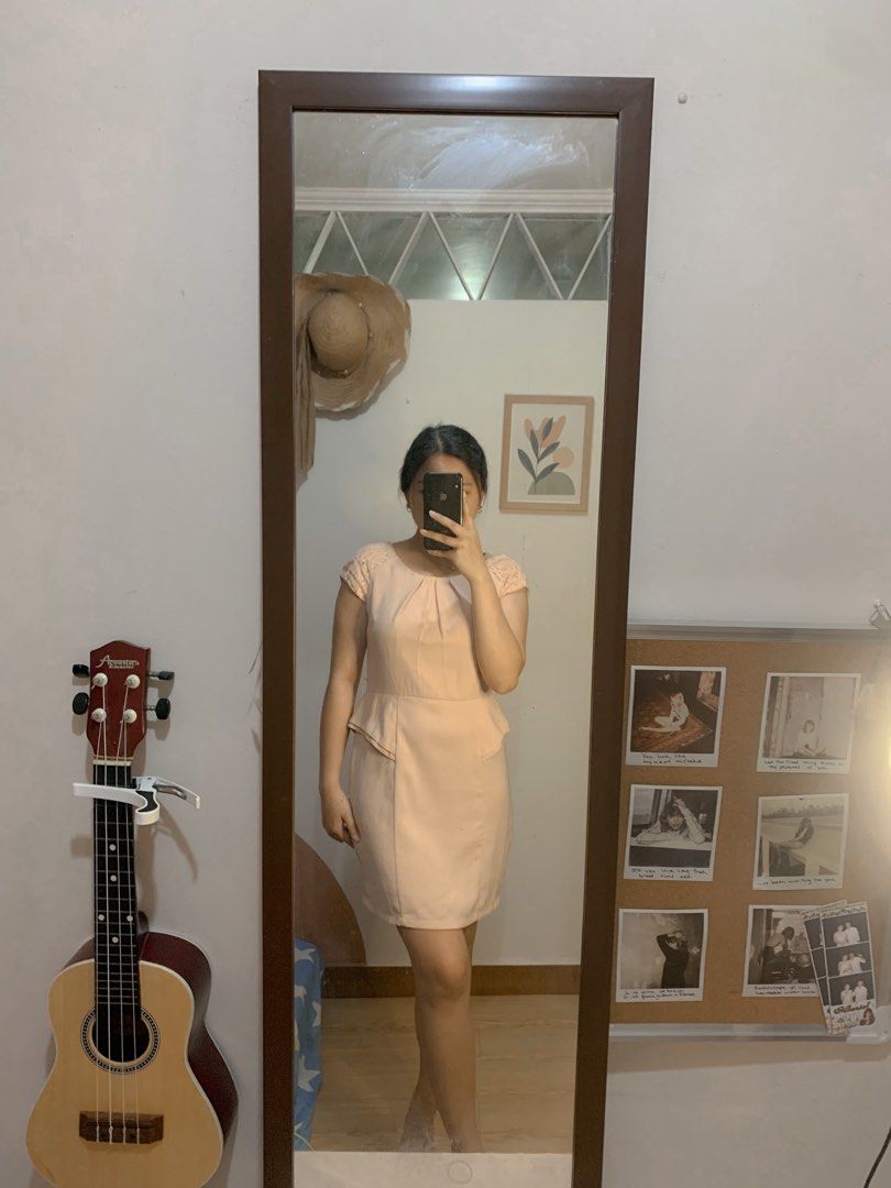 pale pink dress (Category: Dresses) located in Manila. Submitted by alwaysfrei (Listing ID 1227235688, Image 2). Description: love the fabric of this dress. very high quality, like the fabric of paperdolls/ scoop project..
