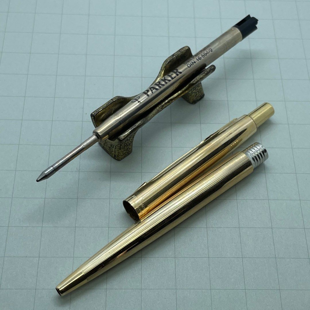 Parker Ballpoint Pen 12K gold filled made in ISA, Hobbies & Toys ...