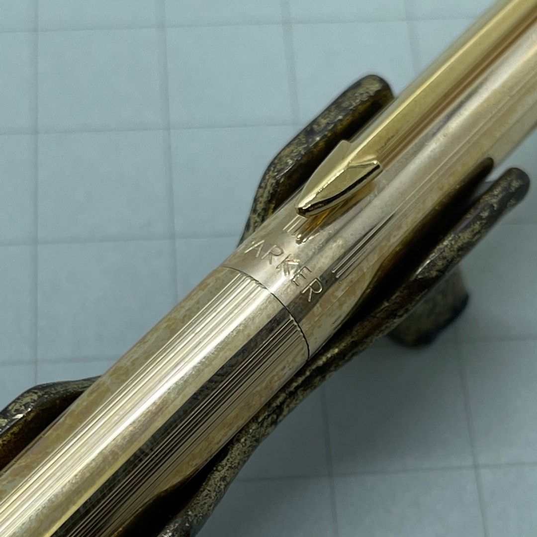 Parker Ballpoint Pen 12K gold filled made in ISA, Hobbies & Toys ...