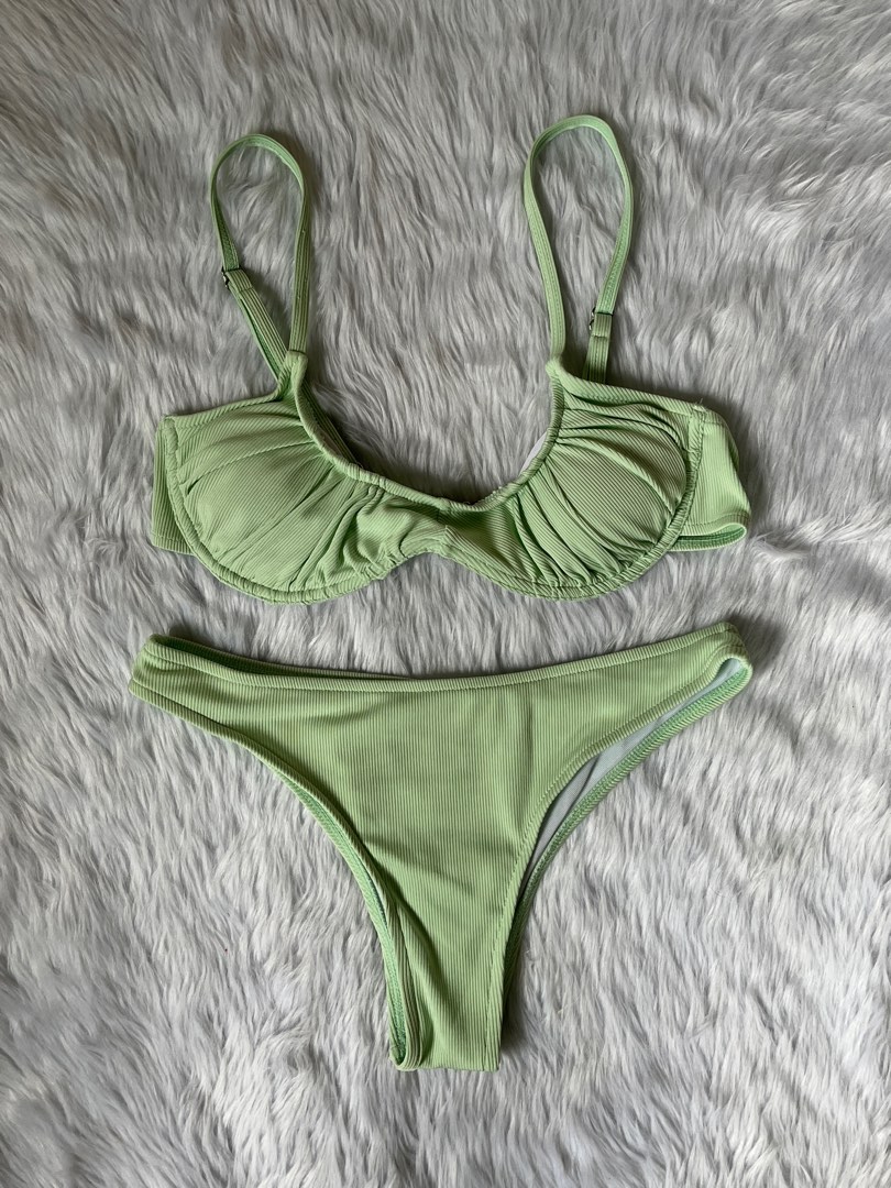 Pastel Green Bikini (Size S) on Carousell