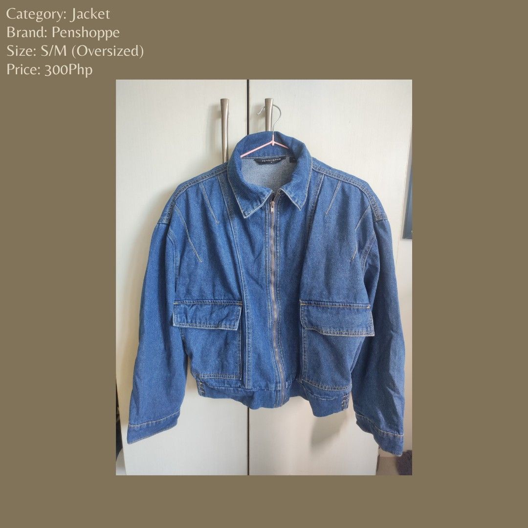 Denim jacket penshoppe best sale price