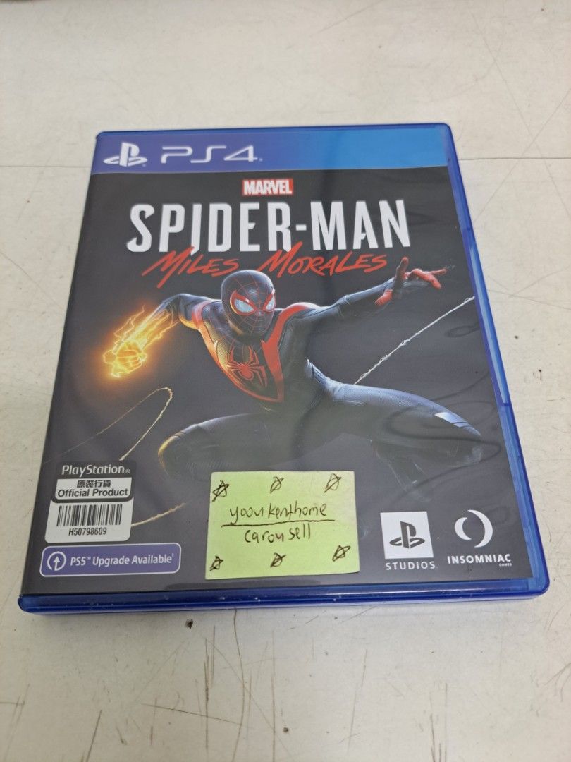 Ps4 hot sale spiderman used