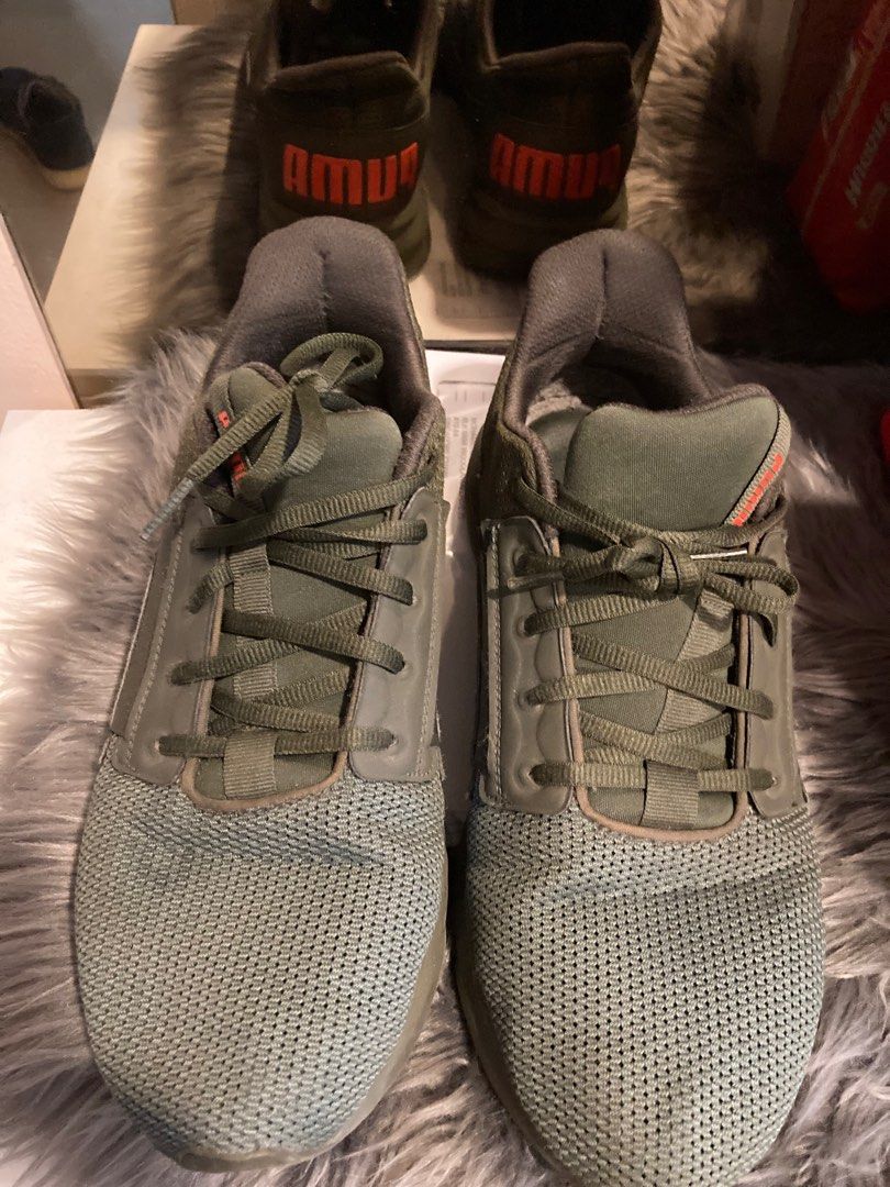Puma sneakers army hotsell green
