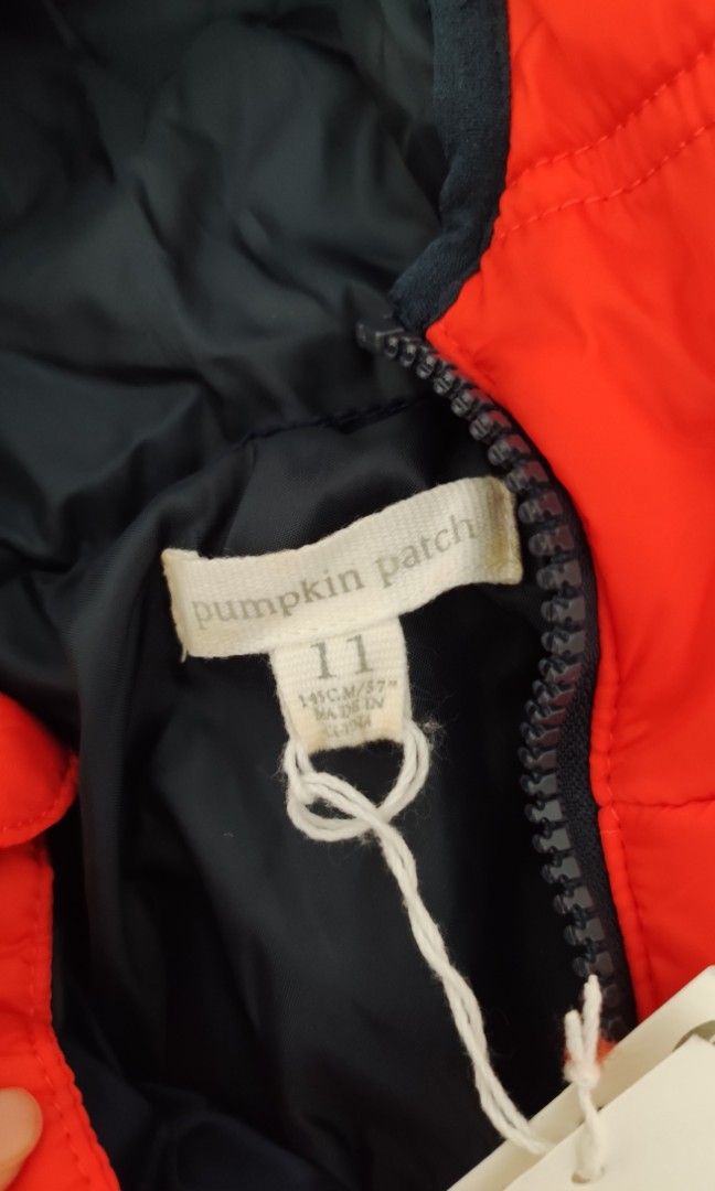 Pumpkin Patch Hooded Puffer Jacket Babies Kids Babies Kids