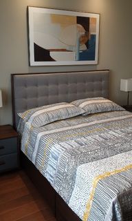 Queen sized bed frame with drawers