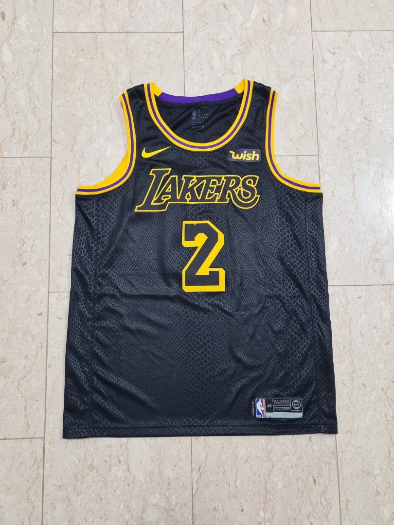 LeBron James Blue Los Angeles Lakers Jersey NEW w/ WISH SPONSER PATCH Size  52 XL