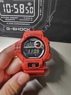 RAYA SALE 🔥 💯 AUTHENTIC ⚠️ CASIO G-SHOCK / GSHOCK x GDF-100 REDOUT (🔥 ULVN RARE DISCONTINUED MODEL ⚠️ WATCH ONLY WITH NEW BATT CHANGE ⚠️ FREE CASIO DISPLAY STAND CASE 🔥 )