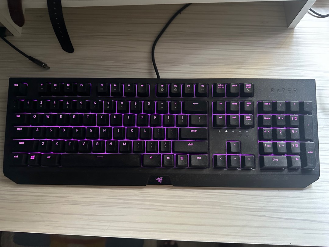 Razer Blackwidow mechanical keyboard, Computers & Tech, Parts ...