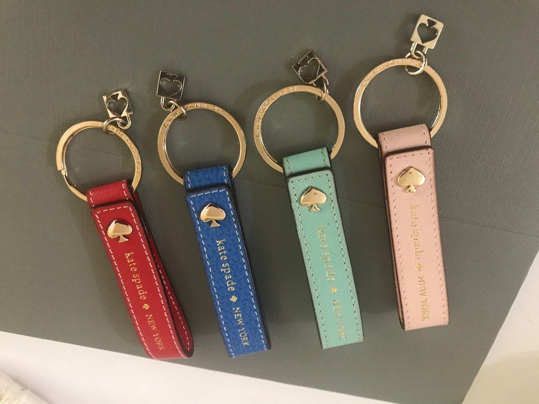 Kate spade hotsell leather keychain