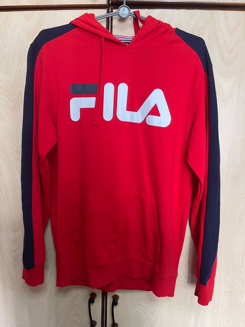 Red fila clearance sweatshirt