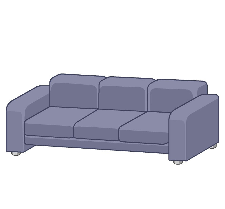 Rental Three Seater Sofa, Furniture & Home Living, Furniture, Sofas on ...