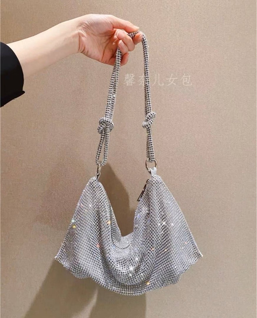 Rhinestone Shoulder Bag, Women's Fashion, Bags & Wallets, Shoulder Bags ...
