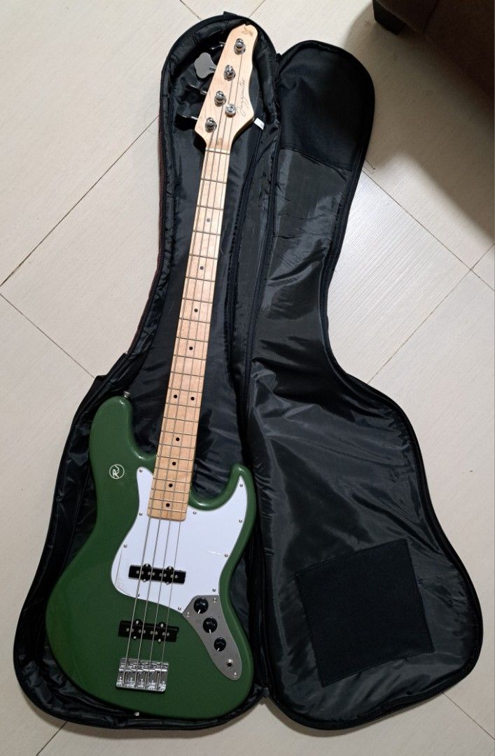 RJ Bass Guitar and Amplifier on Carousell