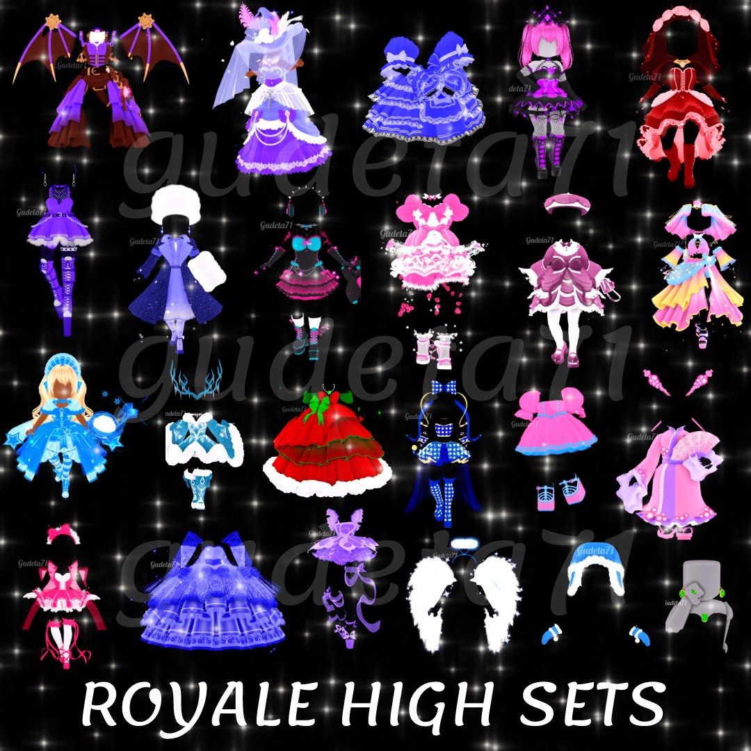 CHEAP! Royale high sets, Video Gaming, Gaming Accessories, In-Game Products  on Carousell