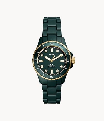 Fossil ceramic watch men's online