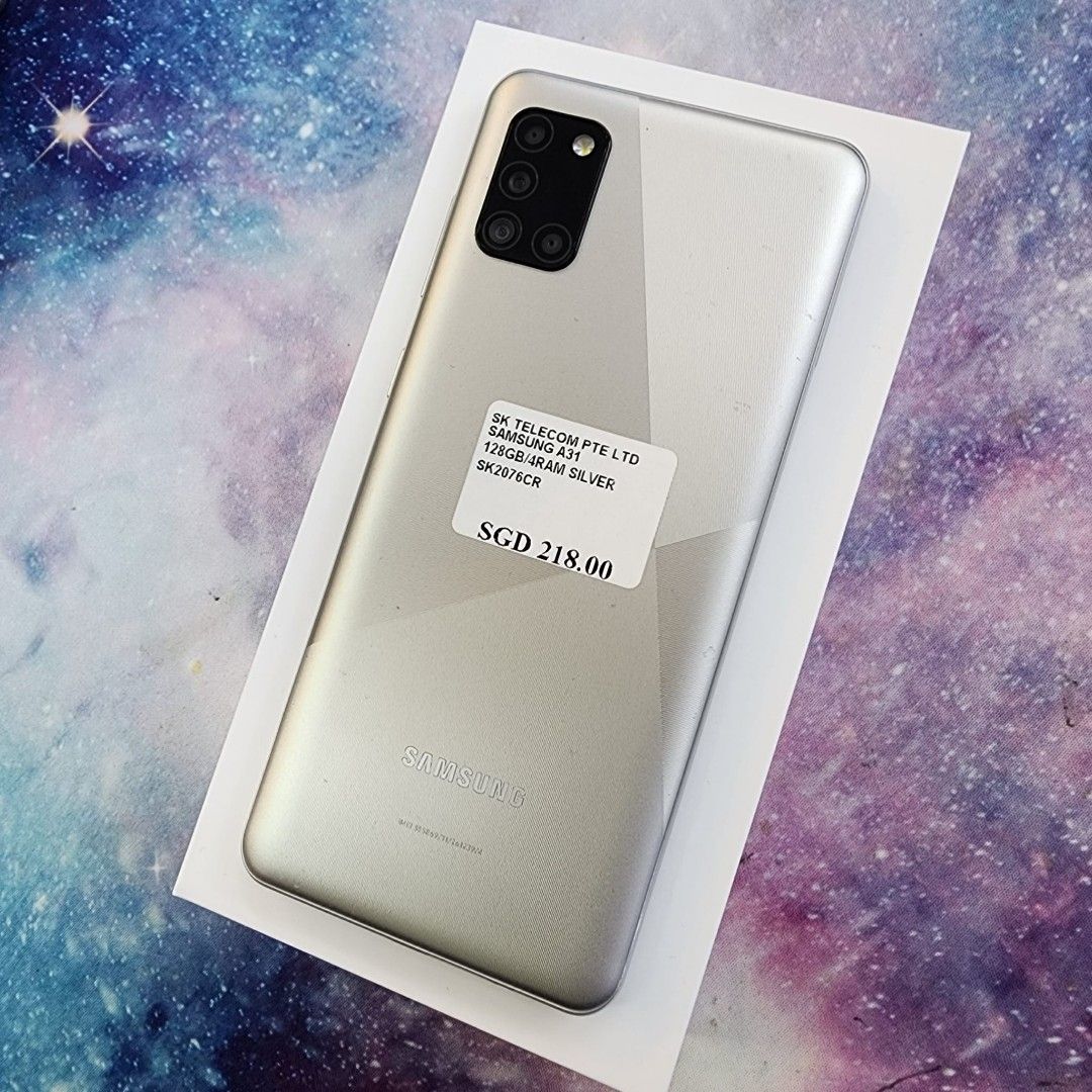 SAMSUNG GALAXY A31 LTE 128GB 6RAM LIKE NEW