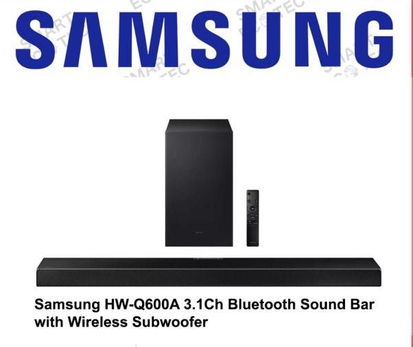 Samsung Soundbar Q600A + Speaker, Audio, Soundbars, Speakers