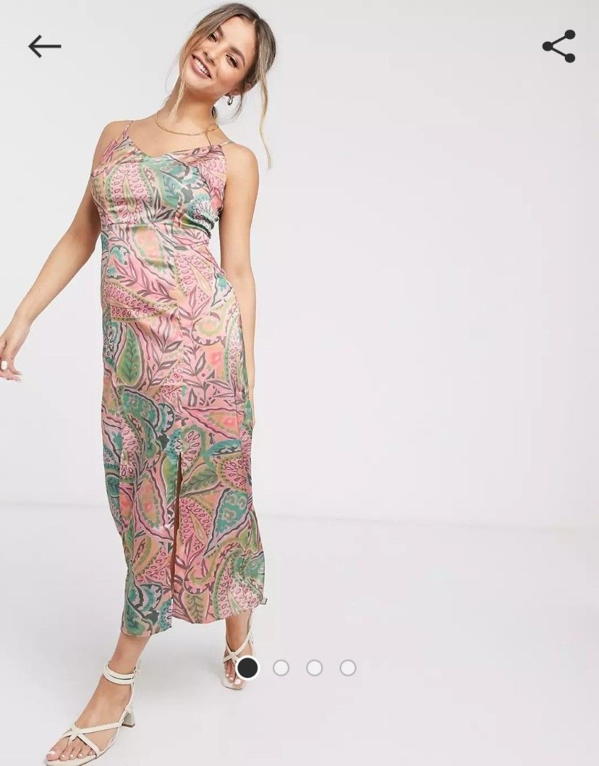 Topshop maxi dress with split best sale