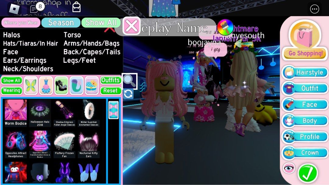 Selling royale high items plus halo!, Video Gaming, Gaming Accessories